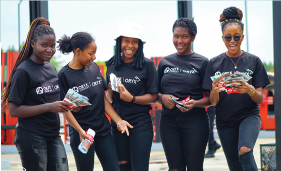 Team in Oryx branded apparel