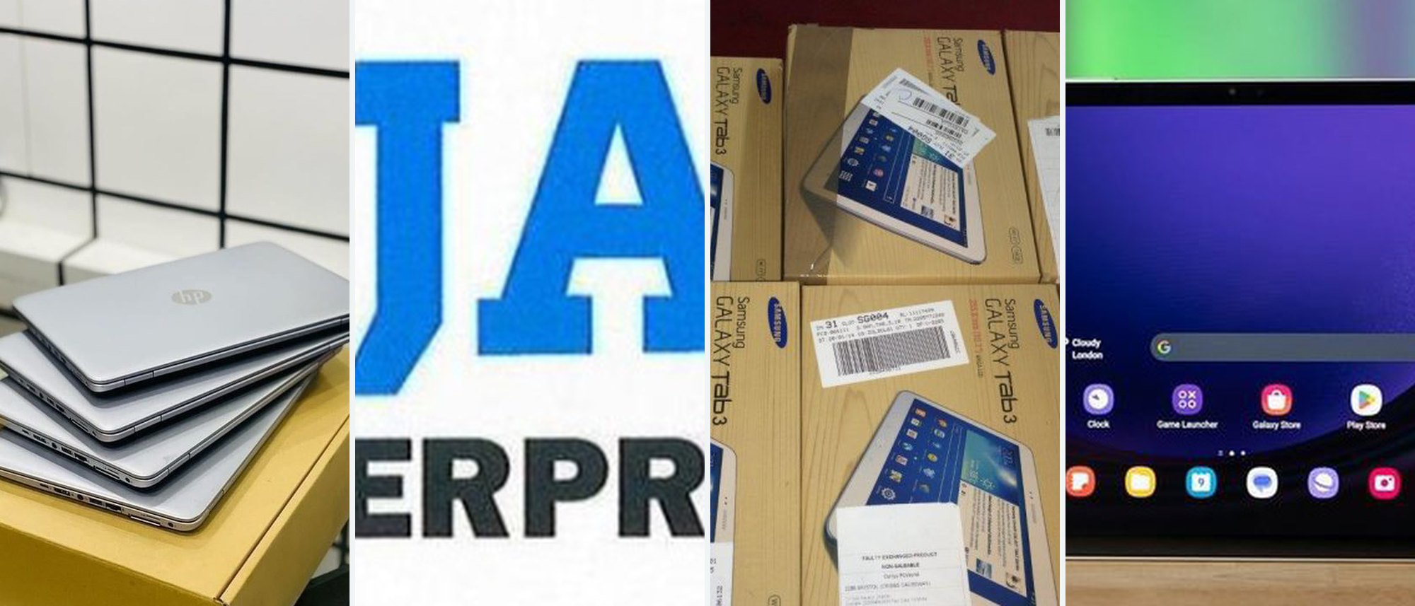 Laptops supplied to CJay Enterprises and Samsung tablets deployed for Armitage Prestige